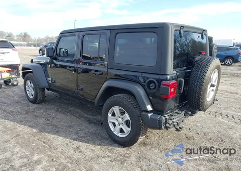 2021 Jeep Wrangler Unlimited Sport S 4X4 from USA, damaged, VIN 1C4HJXDG0MW523702